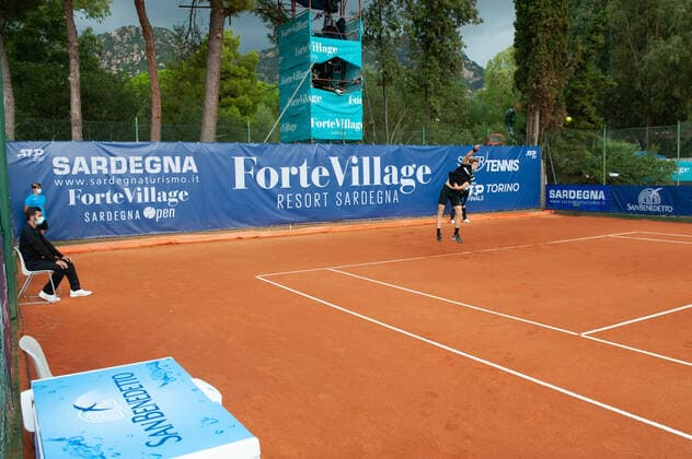 Photo Alessandro Tocco LaPresse October 14, 2020 Santa Margherita di Pula, Cagliari (Italy) Tennis Tennis, Forte Village Sardegna Open In the pic:Yannick Hanfmann  Copyright: xToccoxAlessandro LaPressex