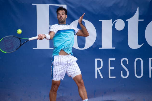 Photo Alessandro Tocco LaPresse October 14, 2020 Santa Margherita di Pula, Cagliari (Italy) Tennis Tennis, Forte Village Sardegna Open In the pic:Salvatore Caruso  Copyright: xToccoxAlessandro LaPressex