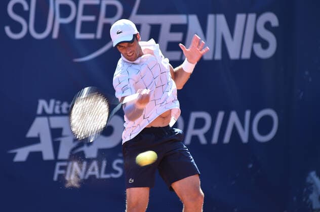 Photo Alessandro Tocco LaPresse October 14, 2020 Santa Margherita di Pula, Cagliari (Italy) Tennis Tennis, Forte Village Sardegna Open In the pic:Pablo Andujar  Copyright: xToccoxAlessandro LaPressex