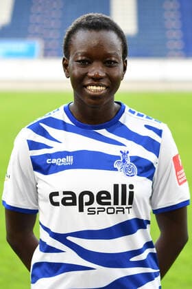 Sura Bayoru Yekka MSV Duisburg Women 12 10 2020, Football, Women Football Bundesliga, MSV Duisburg Teampraesentation 2020 21 DFL DFB REGULATIONS PROHIBIT ANY USE OF PHOTOGRAPHS AS IMAGE SEQUENCES AND OR QUASI VIDEO 12 10 2020, Football, Women Football Bundesliga, MSV Duisburg Teampraesentation 2020 21 Duisburg Copyright: xThomasxThienelx Eibner-Pressefotox EP_ttl