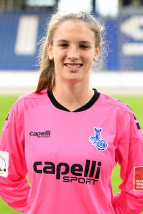 Goalkeeper Ena Mahmutovic MSV Duisburg Women 12 10 2020, Football, Women Football Bundesliga, MSV Duisburg Teampraesentation 2020 21 DFL DFB REGULATIONS PROHIBIT ANY USE OF PHOTOGRAPHS AS IMAGE SEQUENCES AND OR QUASI VIDEO 12 10 2020, Football, Women Football Bundesliga, MSV Duisburg Teampraesentation 2020 21 Duisburg Copyright: xThomasxThienelx Eibner-Pressefotox EP_ttl
