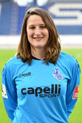 Goalkeeper Carolin Sophie Haerling MSV Duisburg Women 12 10 2020, Football, Women Football Bundesliga, MSV Duisburg Teampraesentation 2020 21 DFL DFB REGULATIONS PROHIBIT ANY USE OF PHOTOGRAPHS AS IMAGE SEQUENCES AND OR QUASI VIDEO 12 10 2020, Football, Women Football Bundesliga, MSV Duisburg Teampraesentation 2020 21 Duisburg Copyright: xThomasxThienelx Eibner-Pressefotox EP_ttl
