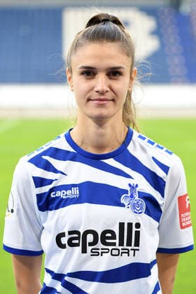 Geldona Morina MSV Duisburg Women 12 10 2020, Football, Women Football Bundesliga, MSV Duisburg Teampraesentation 2020 21 DFL DFB REGULATIONS PROHIBIT ANY USE OF PHOTOGRAPHS AS IMAGE SEQUENCES AND OR QUASI VIDEO 12 10 2020, Football, Women Football Bundesliga, MSV Duisburg Teampraesentation 2020 21 Duisburg Copyright: xThomasxThienelx Eibner-Pressefotox EP_ttl