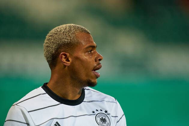 Football DFB U21, U 21 Bosnia Herzegovina, Fuerth Oct 13, 2020. Lukas NMECHA, DFB U21 Nr.10 Haare, Frisur, Styling, Hair, Gel, Mode, Haarschnitt GERMANY U21 - BOSNIA HERZEGOVINA 1-0 U 21 European Championship, EM, Europameisterschaft Qualification , Fuerth, October 13, 2020. Season 2020 2021