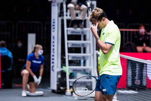 bett1HULKS Indoors ATP 250 Cologne, 14 10 2020 Dennis NOVAK AUT bett1HULKS Indoors ATP 250 on 14 10 2020 in Cologne LANXESSarena , Germany Copyright: xBEAUTIFULxSPORTS Wunderlx