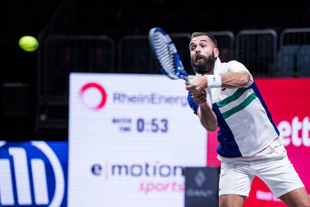 bett1HULKS Indoors ATP 250 Cologne, 14 10 2020 Benoit PAIRE FRA bett1HULKS Indoors ATP 250 on 14 10 2020 in Cologne LANXESSarena , Germany Copyright: xBEAUTIFULxSPORTS Wunderlx