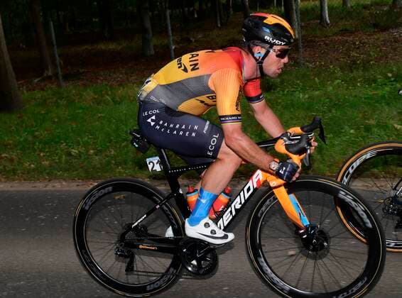 SCHOTEN, BELGIUM - OCTOBER 14 : CAVENDISH Mark (GBR) of BAHRAIN - MCLAREN during the 108th UCI Europe Tour Scheldeprijs cycling race with start and finish in Schoten on October 14, 2020 in Schoten, Belgium, 14 10 2020 CYCLISME : Grand Prix de l Escaut - 14 10 2020 PhotoNews Panoramic 