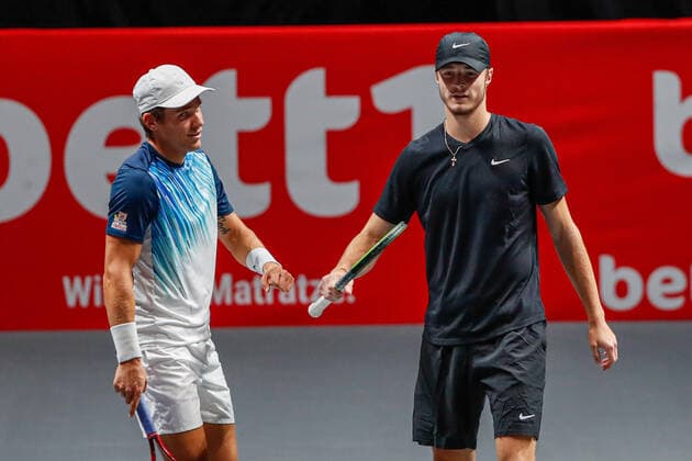 MASUR, Daniel GER ATP Ranking Double No 163, Wild Card and MOLLEKER, Rudolf GER , bett1HULKS Indoors ATP 250, Cologne, Cologne LANXESS arena , 14 10 2020,