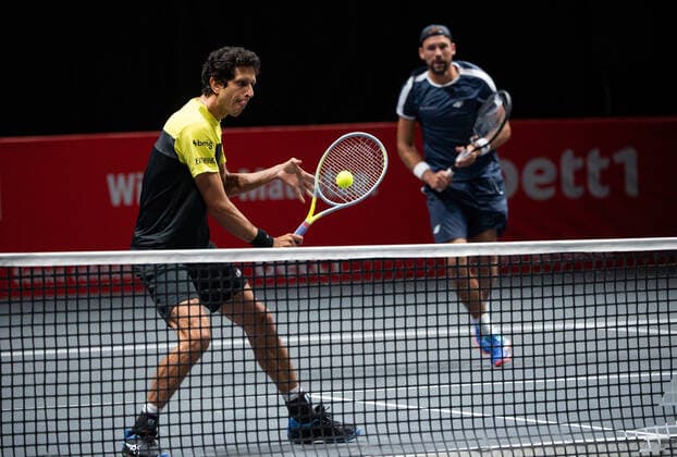 bett1HULKS INDOORS 2020, Cologne, Cologne Lukasz Kubot POL and Marcelo Melo BRA bett1HULKS INDOORS