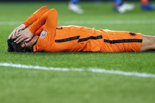 Bergamo Hans Hateboer of Holland during the UEFA Nations League match between Italy and the Netherlands at the Stadium Atleti Azzurri d Italia on October 14, 2020 in Bergamo, Italy ANP KOEN VAN WEEL UEFA Nations League qualifier 2020 2021 xVIxANPxSportx xxANPxIVx 423964721