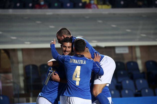 Photo Stefano Nicoli LaPresse 14-10-2020 Soccer Italy Vs Netherlands Uefa Nations League - League A - Gruop 1 Gewiss Stadium In The Picture Giorgio Chiellini  Copyright: xStefanoxNicoli LaPressex