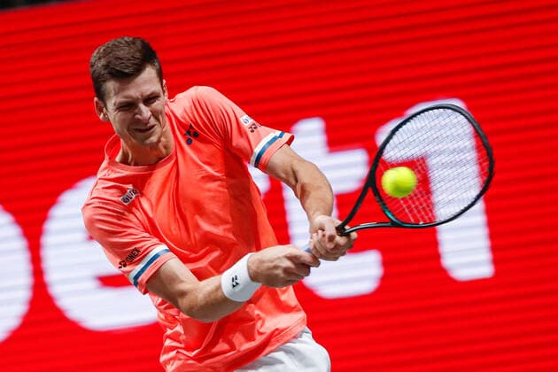 HURKACZ, Hubert POL ATP Ranking No 31, seeded No 6 at the bett1HULKS Indoors ATP 250 on 14 10 2020 in Cologne LANXESS arena , Germany