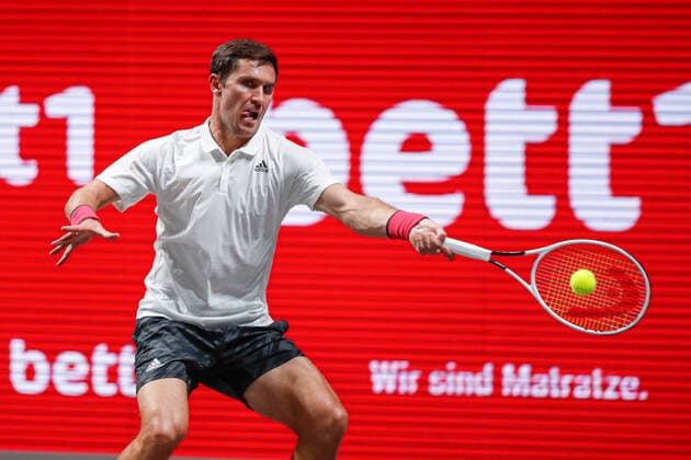 ZVEREV, Mischa GER ATP Ranking No 265, set at No WC at the bett1HULKS Indoors ATP 250 on 14 10 2020 in Cologne LANXESS arena , Germany