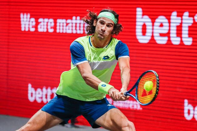 HARRIS, Lloyd RSA ATP Ranking No 92, seeded as qualifier at the bett1HULKS Indoors ATP 250 on 14 10 2020 in Cologne LANXESS arena , Germany