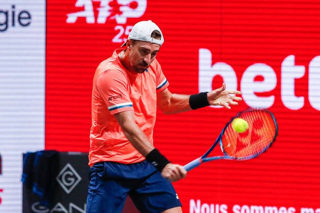 JOHNSON, Steve USA ATP Ranking No 64 at the bett1HULKS Indoors ATP 250 on 14 10 2020 in Cologne LANXESS arena , Germany