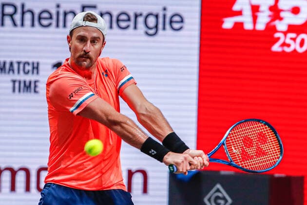 JOHNSON, Steve USA ATP Ranking No 64 at the bett1HULKS Indoors ATP 250 on 14 10 2020 in Cologne LANXESS arena , Germany