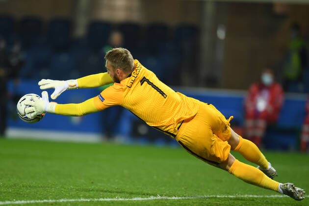 Jasper Cillessen (Netherlands) during the Uefa Nations League 2020-2021 match between Italy 1-1 Neterlands at Gewiss Stadium October 14, 2020 in Bergamo, Italy. Noxthirdxpartyxsales  (146364503)