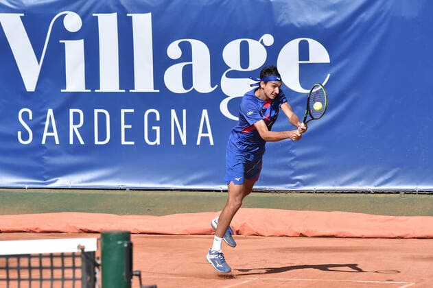 Photo Alessandro Tocco LaPresse October 15, 2020 Santa Margherita di Pula, Cagliari (Italy) Tennis Tennis, Forte Village Sardegna Open In the pic:Lorenzo Sonego  Copyright: xToccoxAlessandro LaPressex