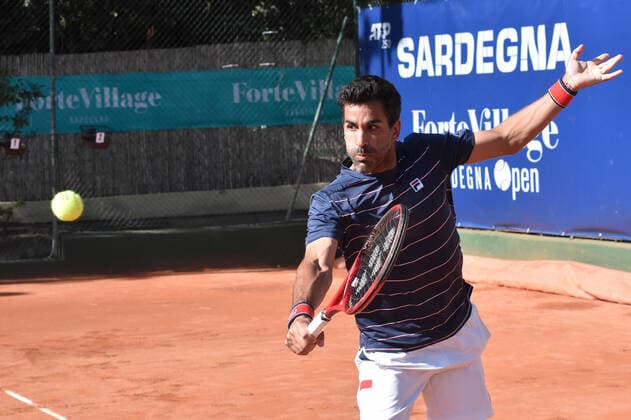 Photo Alessandro Tocco LaPresse October 15, 2020 Santa Margherita di Pula, Cagliari (Italy) Tennis Tennis, Forte Village Sardegna Open In the pic:Massimo Gonzales  Copyright: xToccoxAlessandro LaPressex