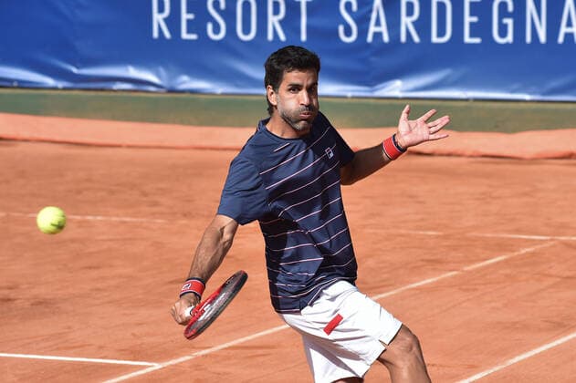 Photo Alessandro Tocco LaPresse October 15, 2020 Santa Margherita di Pula, Cagliari (Italy) Tennis Tennis, Forte Village Sardegna Open In the pic:Massimo Gonzales  Copyright: xToccoxAlessandro LaPressex