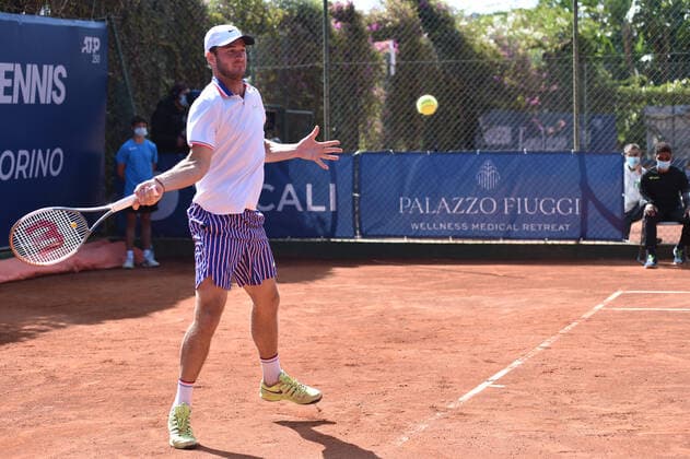 Photo Alessandro Tocco LaPresse October 15, 2020 Santa Margherita di Pula, Cagliari (Italy) Tennis Tennis, Forte Village Sardegna Open In the pic:Tommy Paul  Copyright: xToccoxAlessandro LaPressex