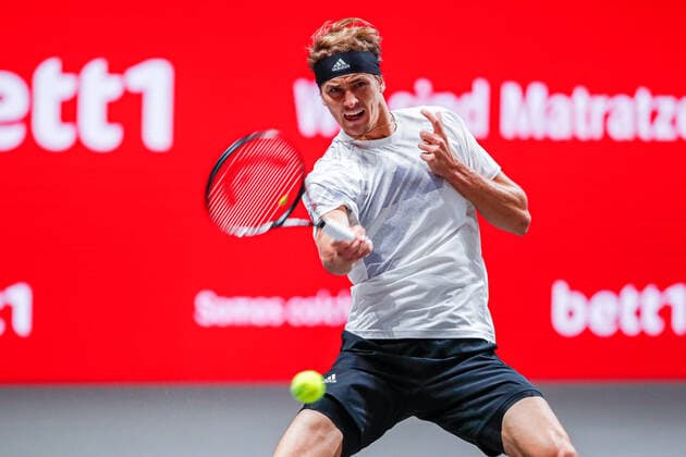 ZVEREV, Alexander GER ATP Ranking No 7, seeded No 1 at the bett1HULKS Indoors ATP 250 on 15 10 2020 in Cologne LANXESS arena , Germany