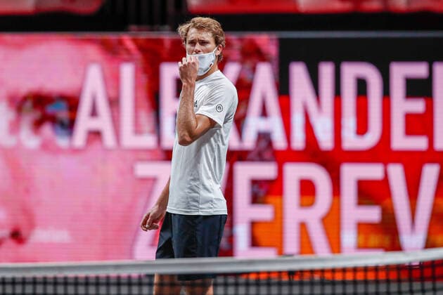 ZVEREV, Alexander GER ATP Ranking No 7, seeded No 1 at the bett1HULKS Indoors ATP 250 on 15 10 2020 in Cologne LANXESS arena , Germany