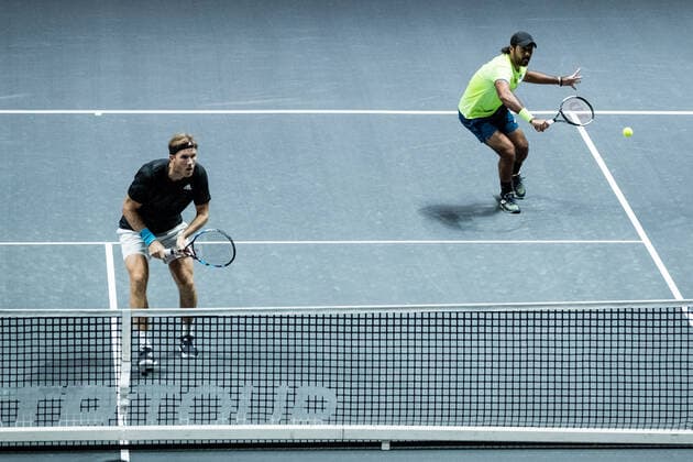 bett1HULKS Indoors ATP 250 Cologne, 15 10 2020 Dominik INGLOT GBR and Aisam Ul Haq QURESHI PAK in a double bett1HULKS Indoors ATP 250 on 15 10 2020 in Cologne LANXESSarena , Germany Copyright: xBEAUTIFULxSPORTS Wunderlx