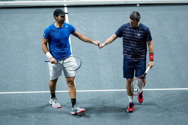 bett1HULKS Indoors ATP 250 Cologne, 15 10 2020 Santiago GONZALEZ MEX and Ken SKUPSKI GBR in a double bett1HULKS Indoors ATP 250 on 15 10 2020 in Cologne LANXESSarena , Germany Copyright: xBEAUTIFULxSPORTS Wunderlx