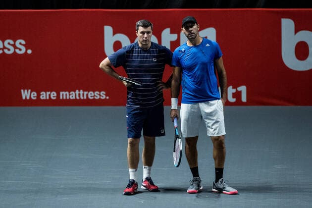 bett1HULKS Indoors ATP 250 Cologne, 15 10 2020 Santiago GONZALEZ MEX and Ken SKUPSKI GBR in a double bett1HULKS Indoors ATP 250 on 15 10 2020 in Cologne LANXESSarena , Germany Copyright: xBEAUTIFULxSPORTS Wunderlx