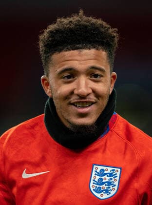 Jadon Sancho (Borussia Dortmund) of England pre match during the UEFA Nations League match played behind closed doors due to the current government Covid-19 rules within sports venues between England and Denmark at Wembley Stadium, London, England on 14 October 2020. Copyright: xAndyxRowlandx PMI-3658-0170