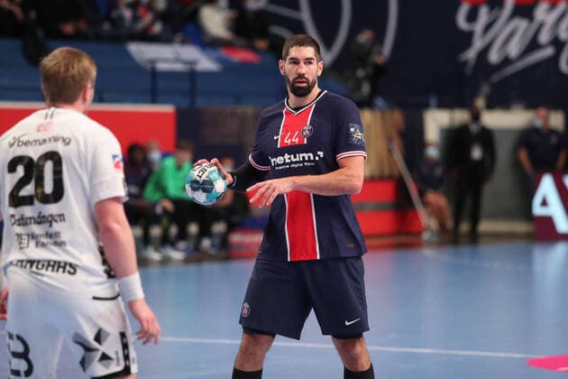 Nikola Karabatic (Paris Saint-Germain) HANDBALL : Paris Saint-Germain HB vs Elverum Handball - EHF Champions League - 4eme journee - 15 10 2020 KevinDomas Panoramic 