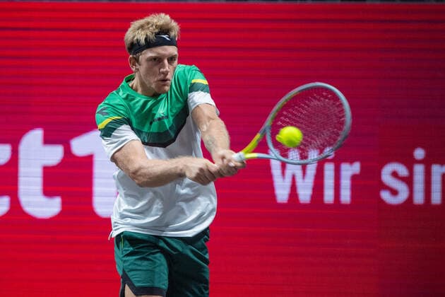 Alejandro DAVIDOVICH FOKINA ESP , Action, Tennis, bett1HULKS Indoors 2020, Champions Trophy, ATP 250 tournament on 15 10 2020 in Cologne Germany Â