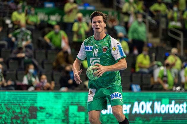 Handball Berlin 15 10 2020 Season 2020 2021 1 Bundesliga HBL Füchse Berlin TSV Hannover Burgdorf Hans Lindberg Füchse Berlin, No 18