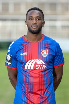 KFC Uerdingen 3 Liga, portrait appointment 2020 2021 KFC Uerdingen 3 Liga, portrait appointment 2020 2021 Osayamen Osawe KFC Uerdingen 3 Liga, portrait appointment 2020 2021 Krefeld Grotenburg Stadion Nordrhein Westfalen Germany Poolfoto Revierfoto ,EDITORIAL USE ONLY