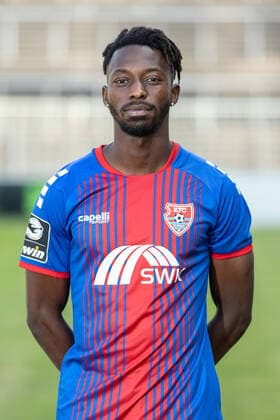 KFC Uerdingen 3 Liga, portrait appointment 2020 2021 KFC Uerdingen 3 Liga, portrait appointment 2020 2021 Omar Haktab Traore KFC Uerdingen 3 Liga, portrait appointment 2020 2021 Krefeld Grotenburg Stadion Nordrhein Westfalen Germany Poolfoto Revierfoto ,EDITORIAL USE ONLY