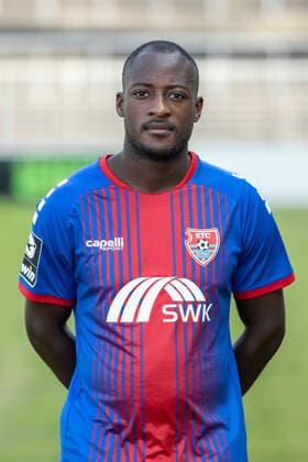 KFC Uerdingen 3 Liga, portrait appointment 2020 2021 KFC Uerdingen 3 Liga, portrait appointment 2020 2021 Christian Kinsombi KFC Uerdingen 3 Liga, portrait appointment 2020 2021 Krefeld Grotenburg Stadion Nordrhein Westfalen Germany Poolfoto Revierfoto ,EDITORIAL USE ONLY