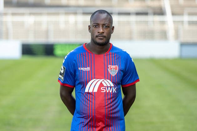 KFC Uerdingen 3 Liga, portrait appointment 2020 2021 KFC Uerdingen 3 Liga, portrait appointment 2020 2021 Christian Kinsombi KFC Uerdingen 3 Liga, portrait appointment 2020 2021 Krefeld Grotenburg Stadion Nordrhein Westfalen Germany Poolfoto Revierfoto ,EDITORIAL USE ONLY