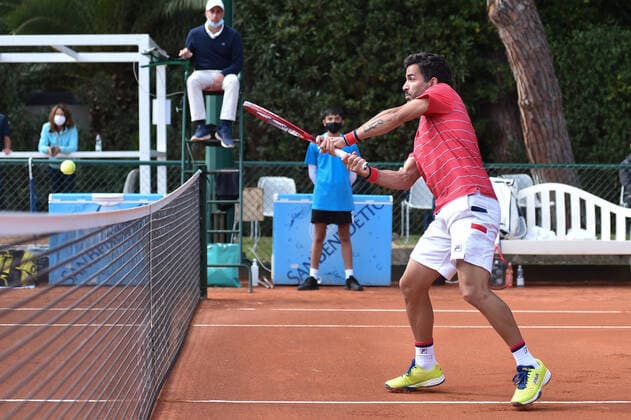 Photo Alessandro Tocco LaPresse October 16, 2020 Santa Margherita di Pula, Cagliari (Italy) Tennis Tennis, Forte Village Sardegna Open In the pic:Maximo Gonzales  Copyright: xToccoxAlessandro LaPressex