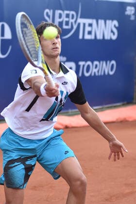 Photo Alessandro Tocco LaPresse October 16, 2020 Santa Margherita di Pula, Cagliari (Italy) Tennis Tennis, Forte Village Sardegna Open In the pic:Lorenzo Musetti  Copyright: xToccoxAlessandro LaPressex