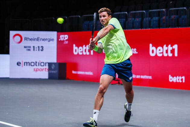 NOVAK, Dennis AUT ATP Ranking No 92 at the bett1HULKS Indoors ATP 250 on 16 10 2020 in Cologne LANXESS arena , Germany