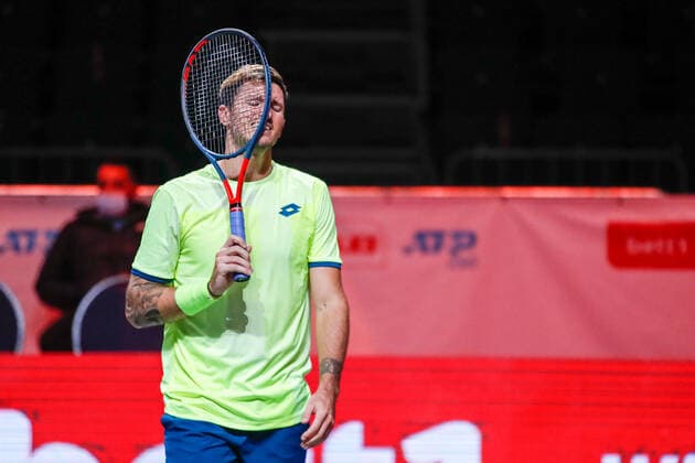 NOVAK, Dennis AUT ATP Ranking No 92 at the bett1HULKS Indoors ATP 250 on 16 10 2020 in Cologne LANXESS arena , Germany