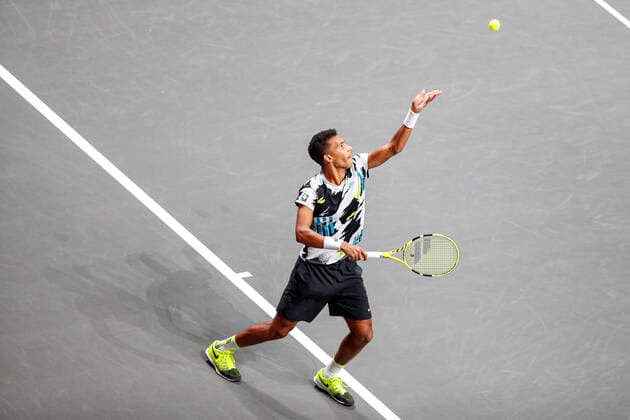 AUGER ALIASSIME, Felix CAN ATP Ranking No 22, seeded No 3 at the bett1HULKS Indoors ATP 250 on 16 10 2020 in Cologne LANXESS arena , Germany