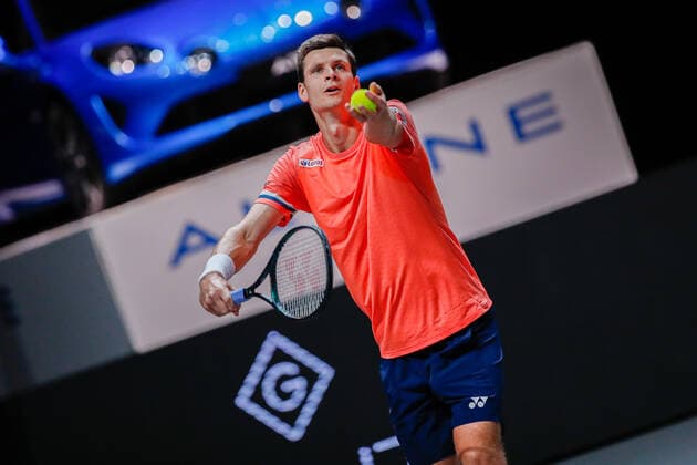 HURKACZ, Hubert POL ATP Ranking No 31, seeded No 6 at the bett1HULKS Indoors ATP 250 on 16 10 2020 in Cologne LANXESS arena , Germany