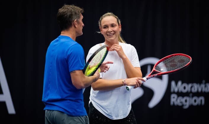 October 16, 2020, Ostrava, CZECH REPUBLIC: Donna Vekic of Croatia during practice at the 2020 J&T Banka Ostrava Open WTA, Tennis Damen Premier tennis tournament Ostrava CZECH REPUBLIC - ZUMAa181 20201016_zaa_a181_153 Copyright: xRobxPrangex