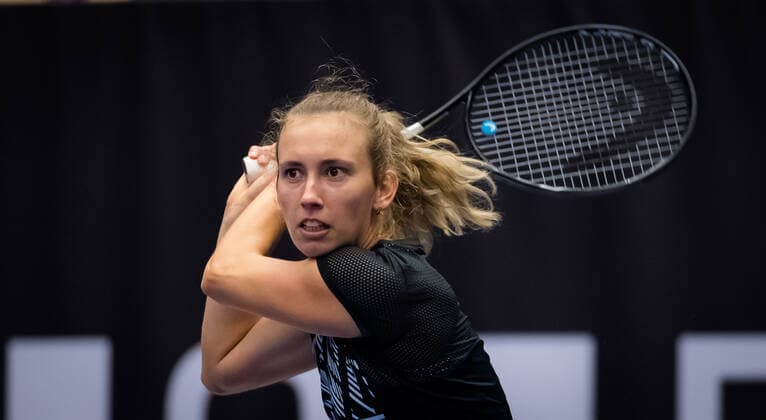 Sport Bilder des Tages October 17, 2020, Ostrava, CZECH REPUBLIC: Elise Mertens of Belgium during practice at the 2020 J&T Banka Ostrava Open WTA, Tennis Damen Premier tennis tournament Ostrava CZECH REPUBLIC - ZUMAa181 20201017_zaa_a181_021 Copyright: xRobxPrangex