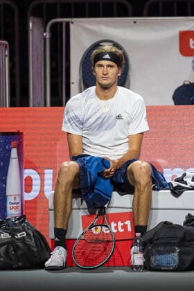 In Alexander ZVEREV GER , Alexander ZVEREV GER vs Alejandro DAVIDOVICH FOKINA ESP , TENNIS, bett1hulks Indoor, 1 semi-final, 17 10 2020, GER, TENNIS, ATP TOUR, bett1hulks Indoor, 1 semi-final, Alexander ZVEREV GER vs Alejandro DAVIDOVICH FOKINA ESP , 17 10 2020 KOELN Copyright: xEibnerxPressefotox xBenjaminxSOELZERx EP_BSO