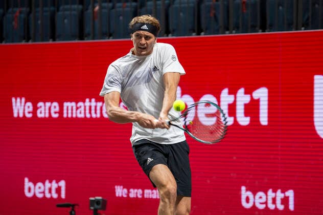 In Alexander ZVEREV GER , Alexander ZVEREV GER vs Felix AUGER ALIASSIME CAN , TENNIS, bett1hulks Indoor, FINALE, 18 10 2020, GER, TENNIS, ATP TOUR, bett1hulks Indoor, FINALE, Alexander ZVEREV GER vs Felix AUGER ALIASSIME CAN , 18 10 2020 COLOGNE Copyright: xEibnerxPressefotox xBenjaminxSOELZERx EP_BSO