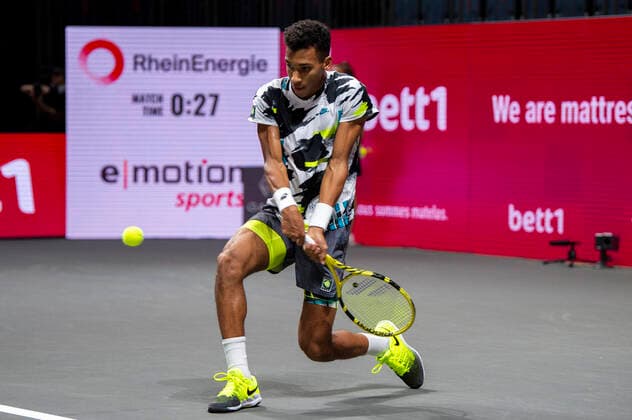 In Felix AUGER ALIASSIME CAN , Alexander ZVEREV GER vs Felix AUGER ALIASSIME CAN , TENNIS, bett1hulks Indoor, FINALE, 18 10 2020, GER, TENNIS, ATP TOUR, bett1hulks Indoor, FINALE, Alexander ZVEREV GER vs Felix AUGER ALIASSIME CAN , 18 10 2020 COLOGNE Copyright: xEibnerxPressefotox xBenjaminxSOELZERx EP_BSO