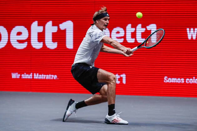 ZVEREV, Alexander GER ATP Ranking No 7, placed at No 1 remain empty at the bett1HULKS Indoors ATP 250 on 18 10 2020 in Cologne LANXESS arena , Germany